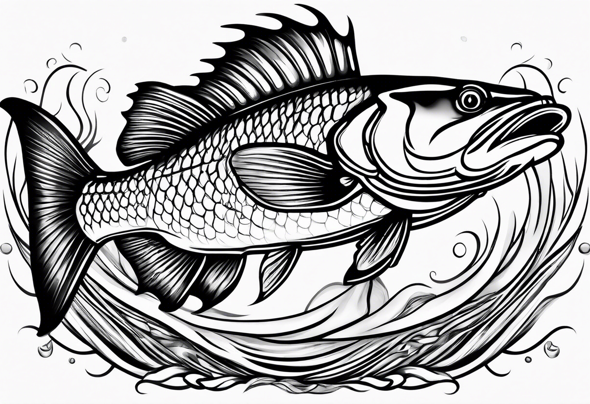 walleye tattoo idea