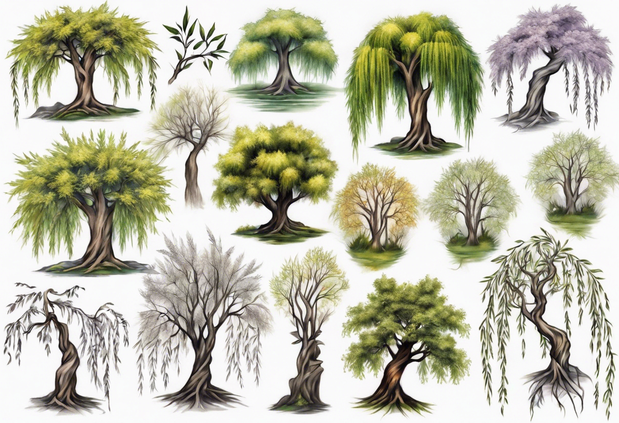 A willow tree tattoo idea