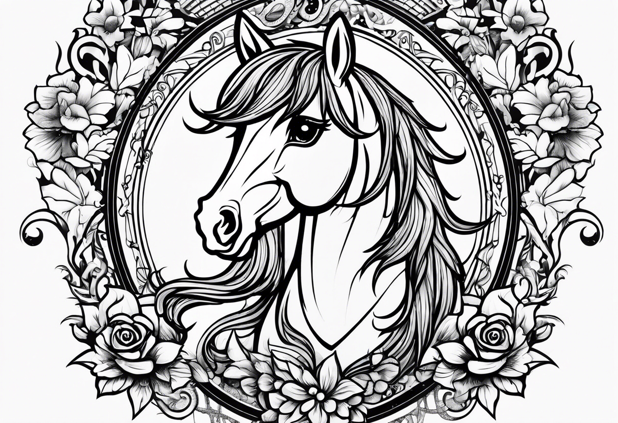 Goth my little pony tattoo idea