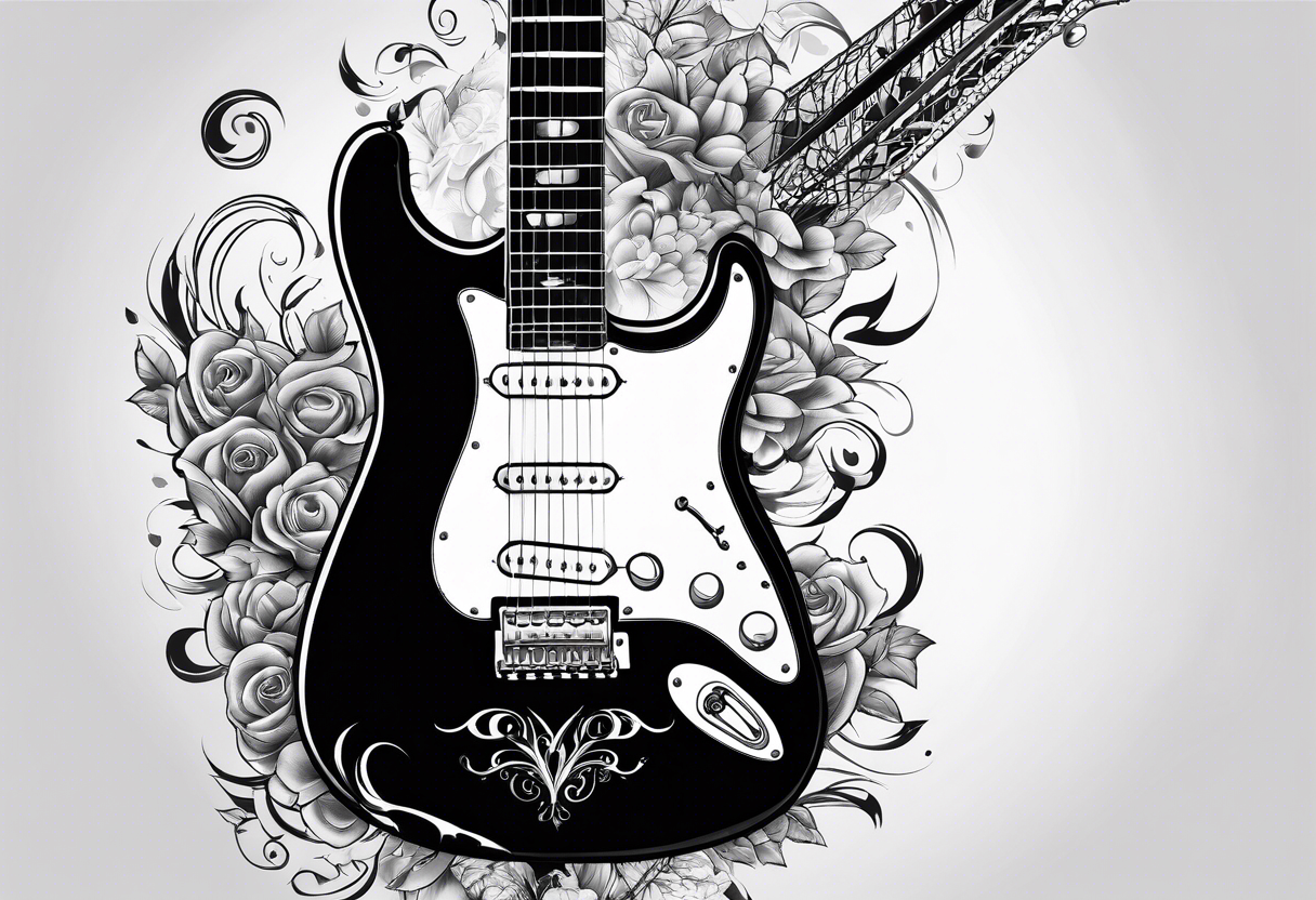 Explore the 1 Best guitar Tattoo Ideas (May 2020) • Tattoodo