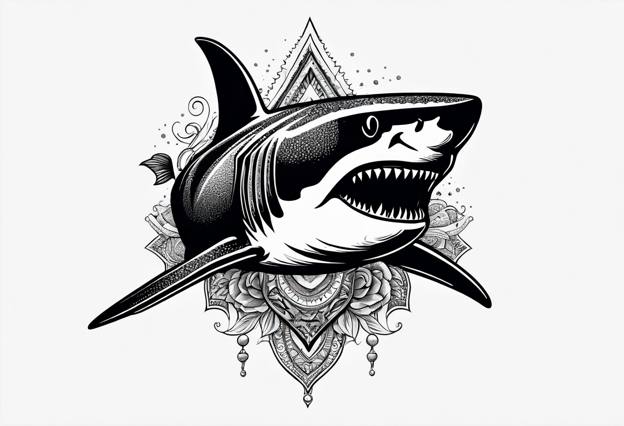 🏝️ American Traditional Shark Tattoo Message me with your tattoo ideas and  we can make it happen. Neck Deep Tattoo 46-178 Kahuhip... | Instagram