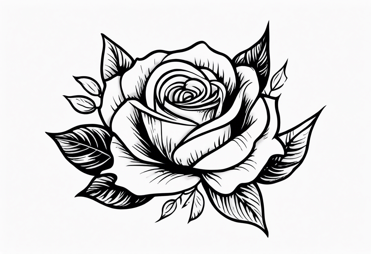 rose tattoo idea