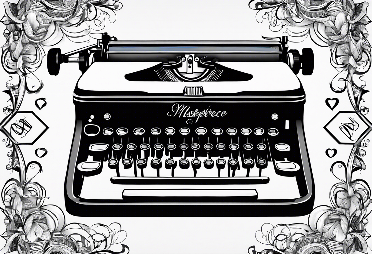 “No Matter What” typewriter script tattoo idea