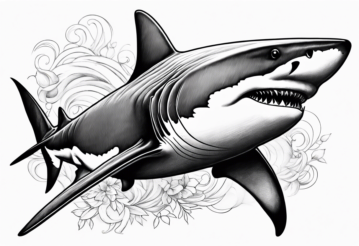 Shark tattoo idea