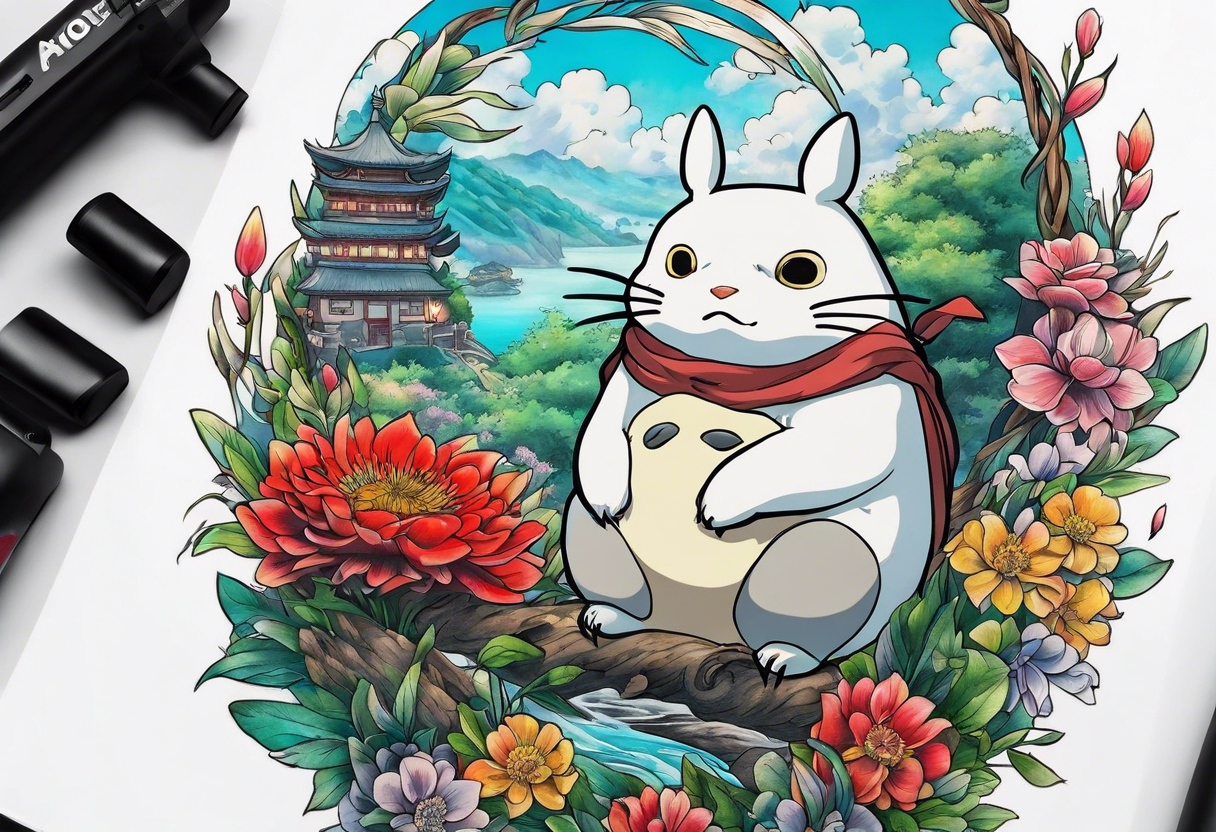 studio ghibli tattoo idea