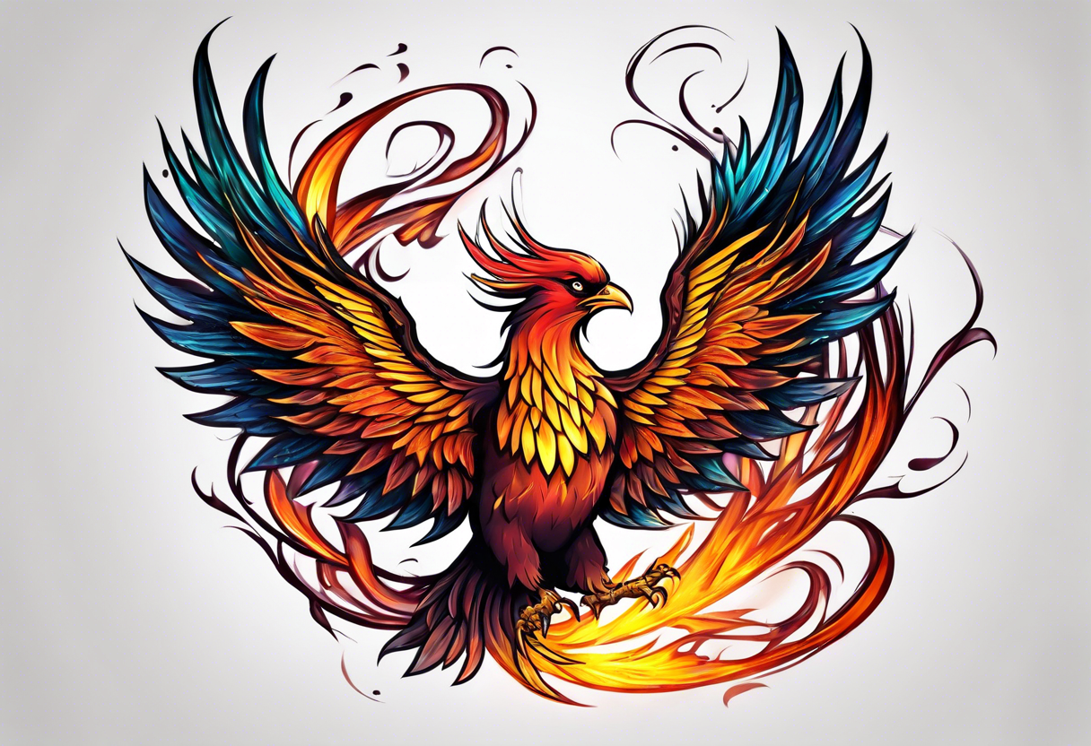 phoenix tattoo idea