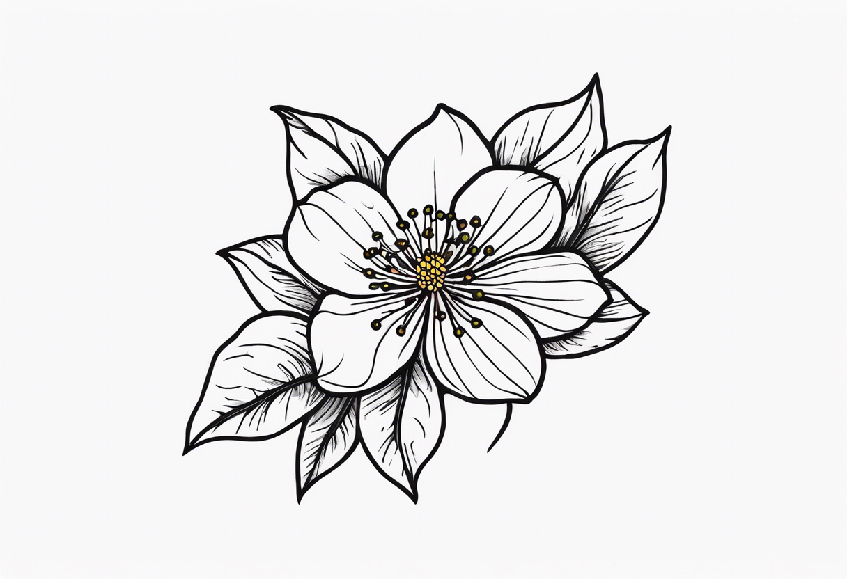 Cherry blossom tattoo idea