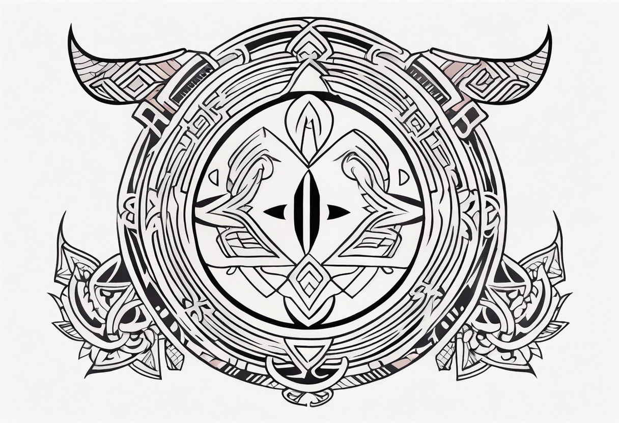 Polynesian minimal neck  tattoo tattoo idea