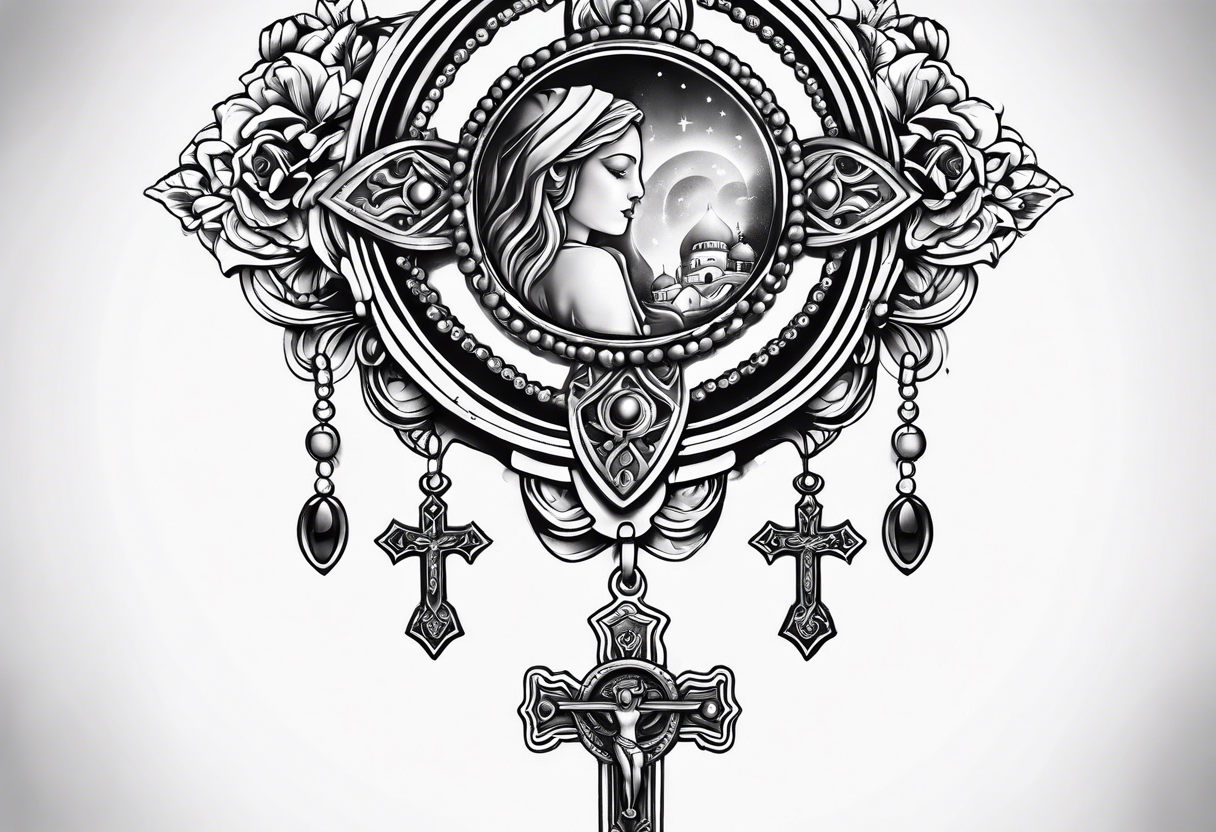 What Does A Rosary Tattoo Symbolize? Prayer!