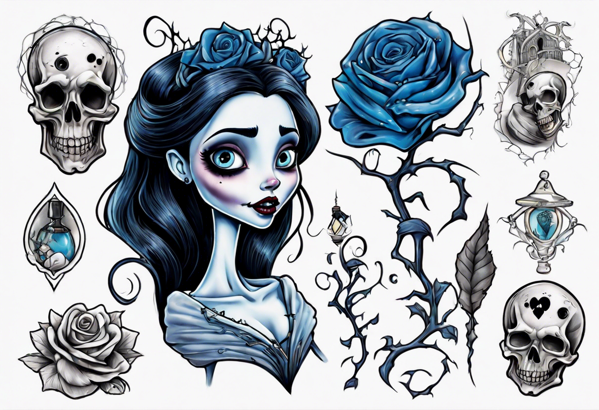 emily from corpse bride tattoo idea