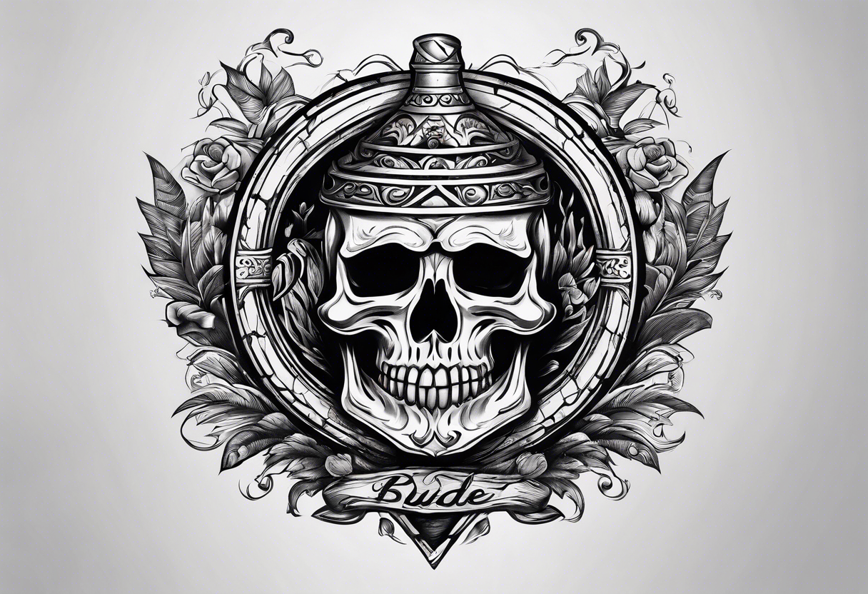 bude barrel rock tattoo idea