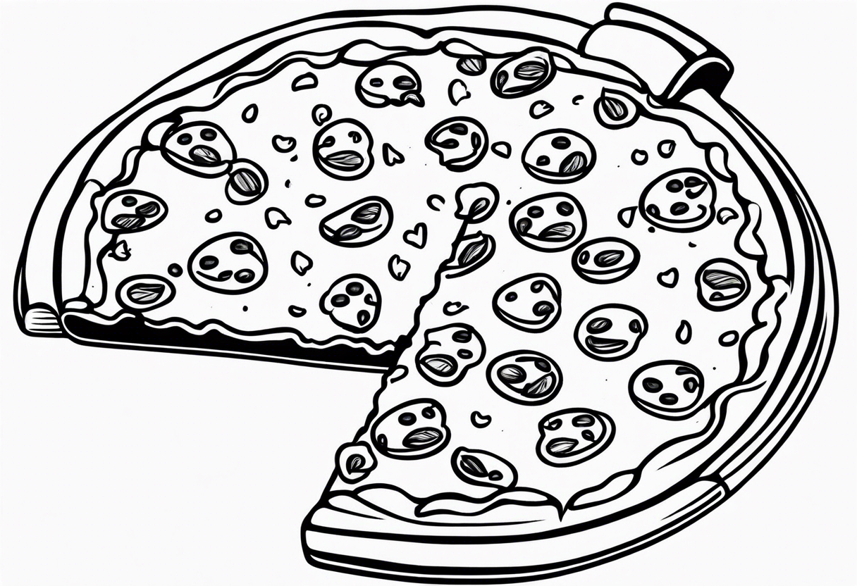 Pizza tattoo idea