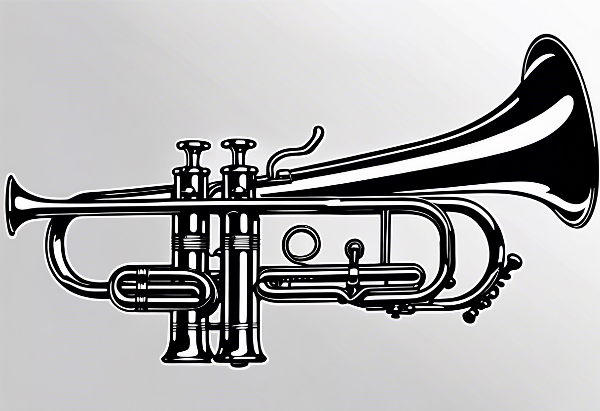 Trumpet tattoo idea