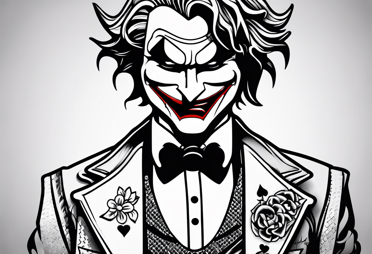 Lego joker tattoo idea