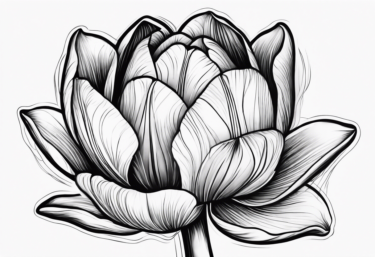 tulip tattoo idea