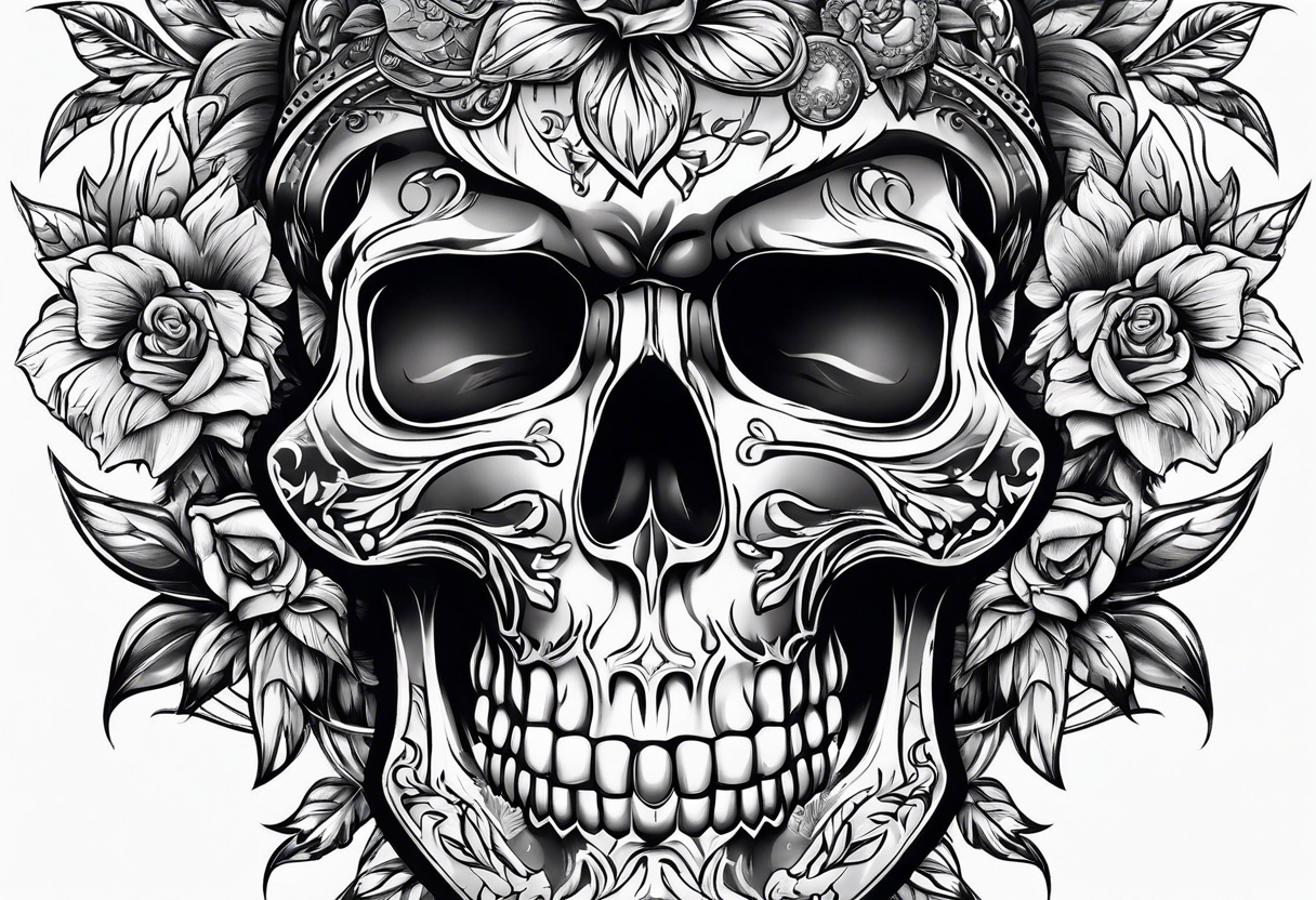 skull tattoo idea