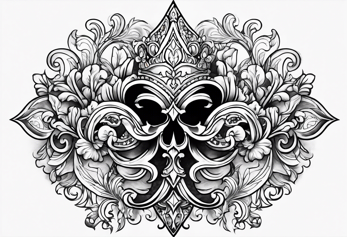 fleur de lis tattoo idea