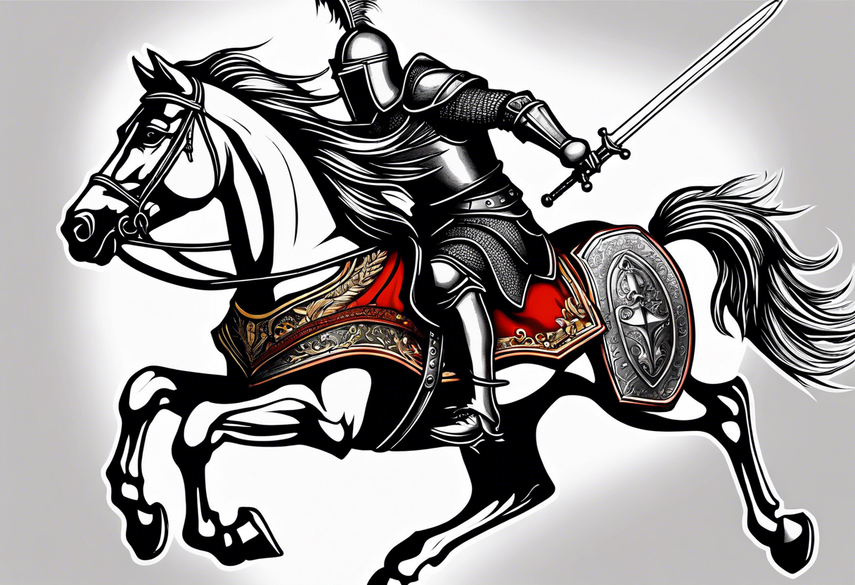 I want a serbian knight on my upper arm tattoo idea