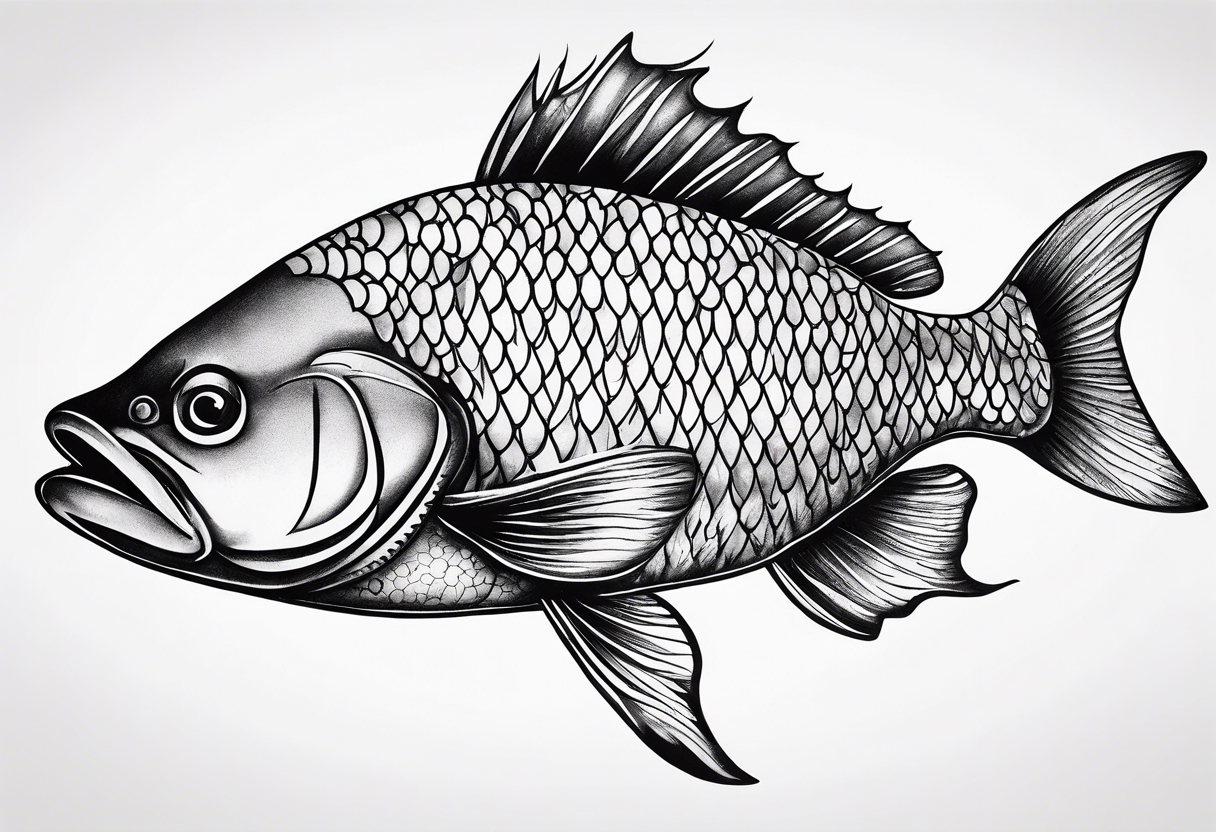 big fish tattoo idea