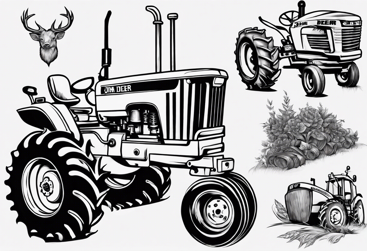 John deer tractor tattoo idea