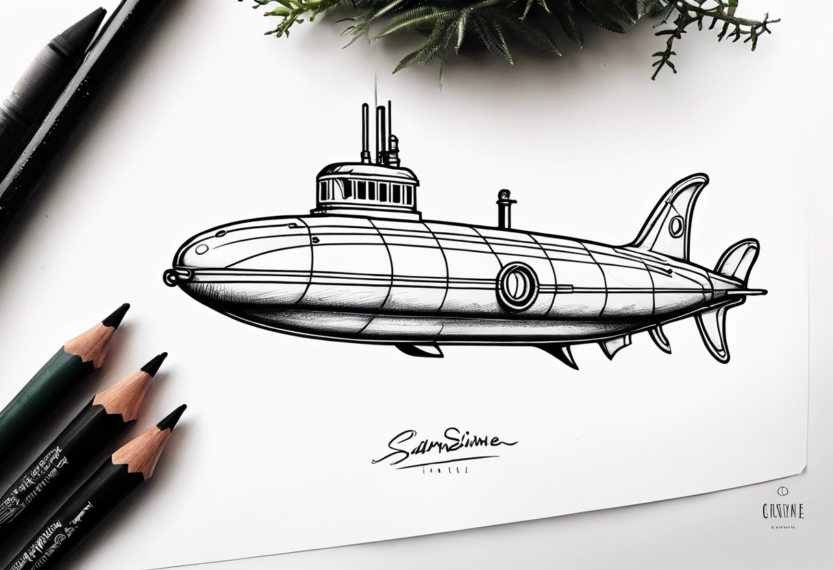 submarine tattoo idea