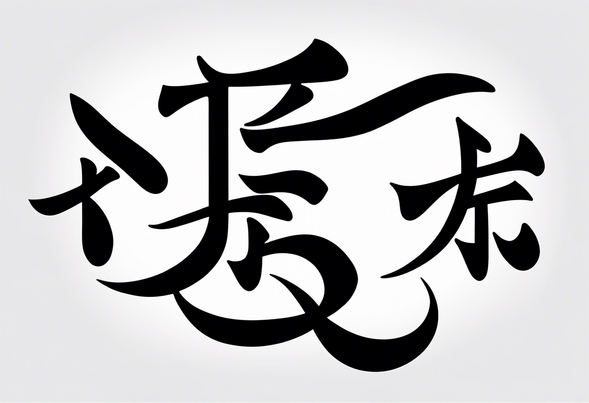 chinese character means hope tattoo idea