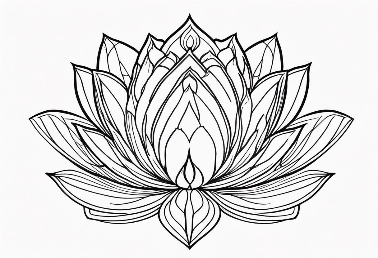 Mandala Lotus tattoo idea