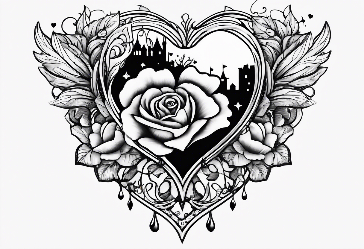 Heal my broken heart tattoo idea