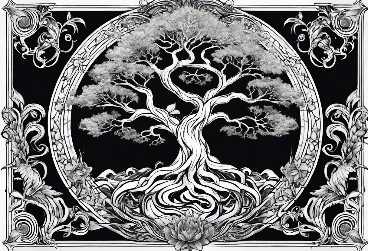 Yggdrasil 9 realm tattoo idea