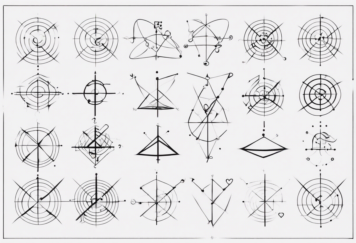 Friendship graph but very simple and clean from graph theory tattoo idea