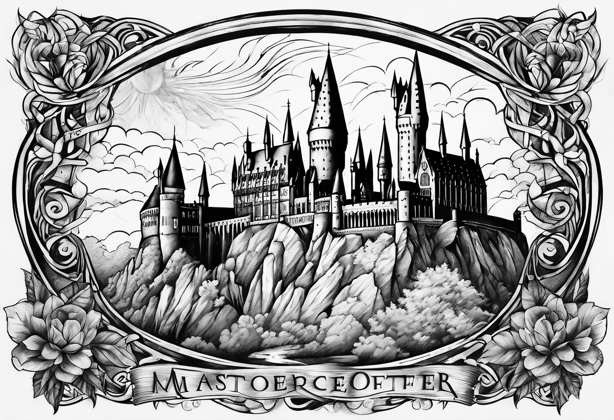 Harry Potter and NCJB letters tattoo idea