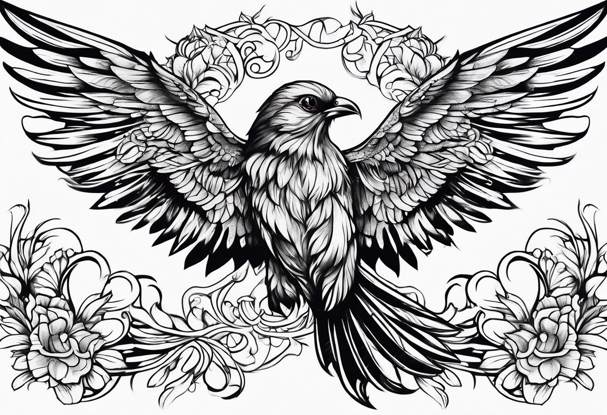 Free bird, fairy tattoo idea