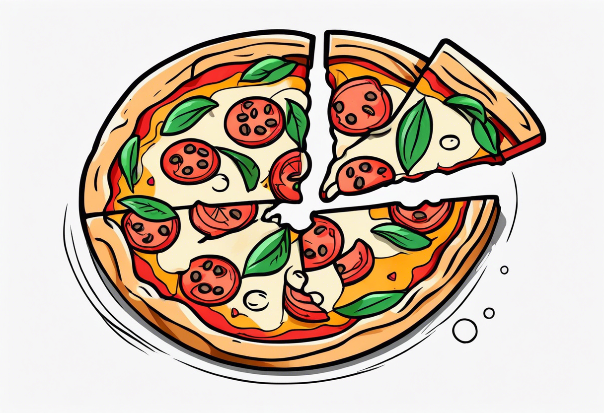 Pizza tattoo idea