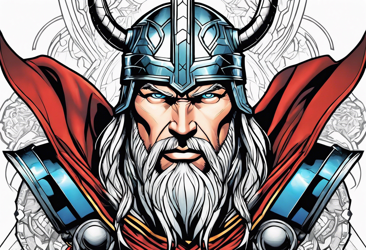 The Mighty Thor from the current Marvel comics tattoo idea