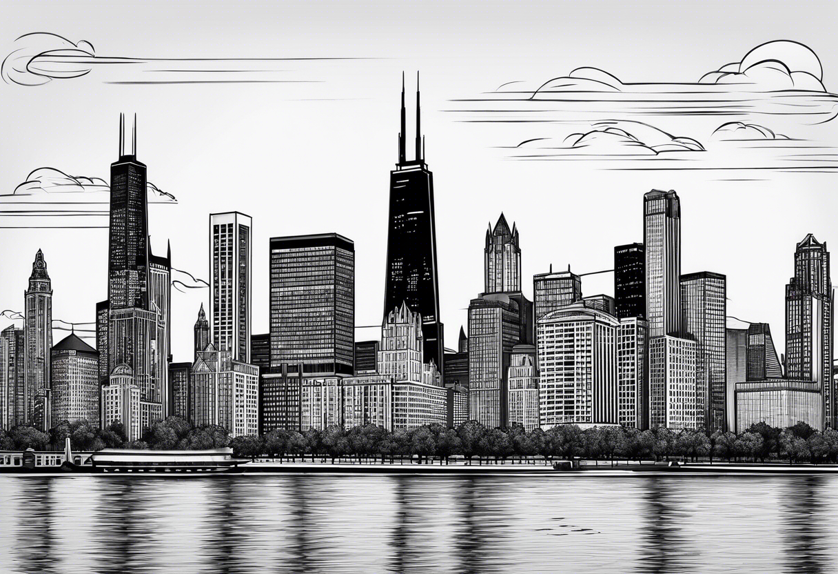 Chicago Skyline tattoo idea