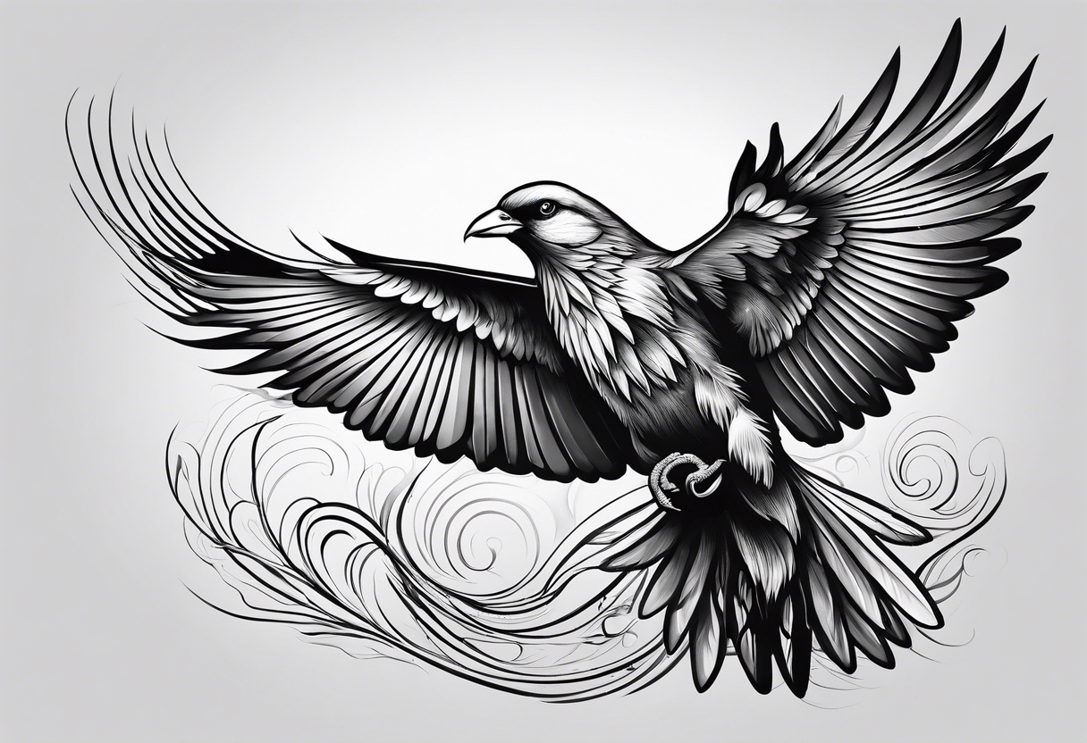 Free bird, penny tattoo idea