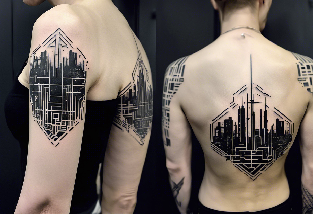 35 of the Best Architecture Tattoos or How To Have Your World on a Sleeve -  KickAss Things | Architecture tattoo, Castle tattoo, Etching tattoo