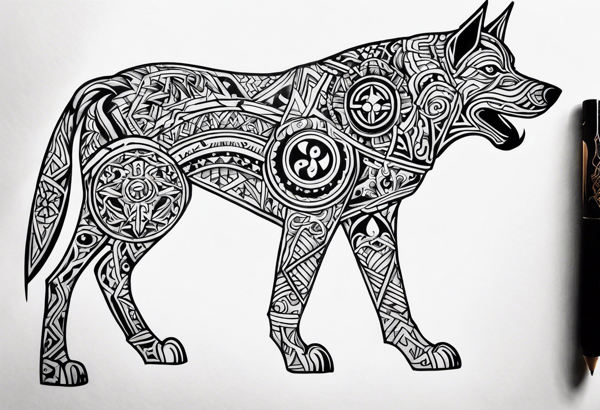 garmr norse dog tattoo idea