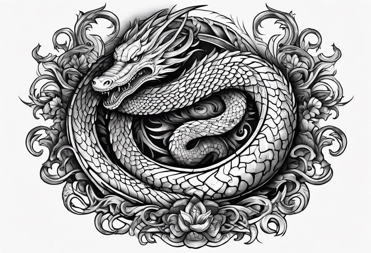 Leviathan serpent wrapped around my fore arm tattoo idea