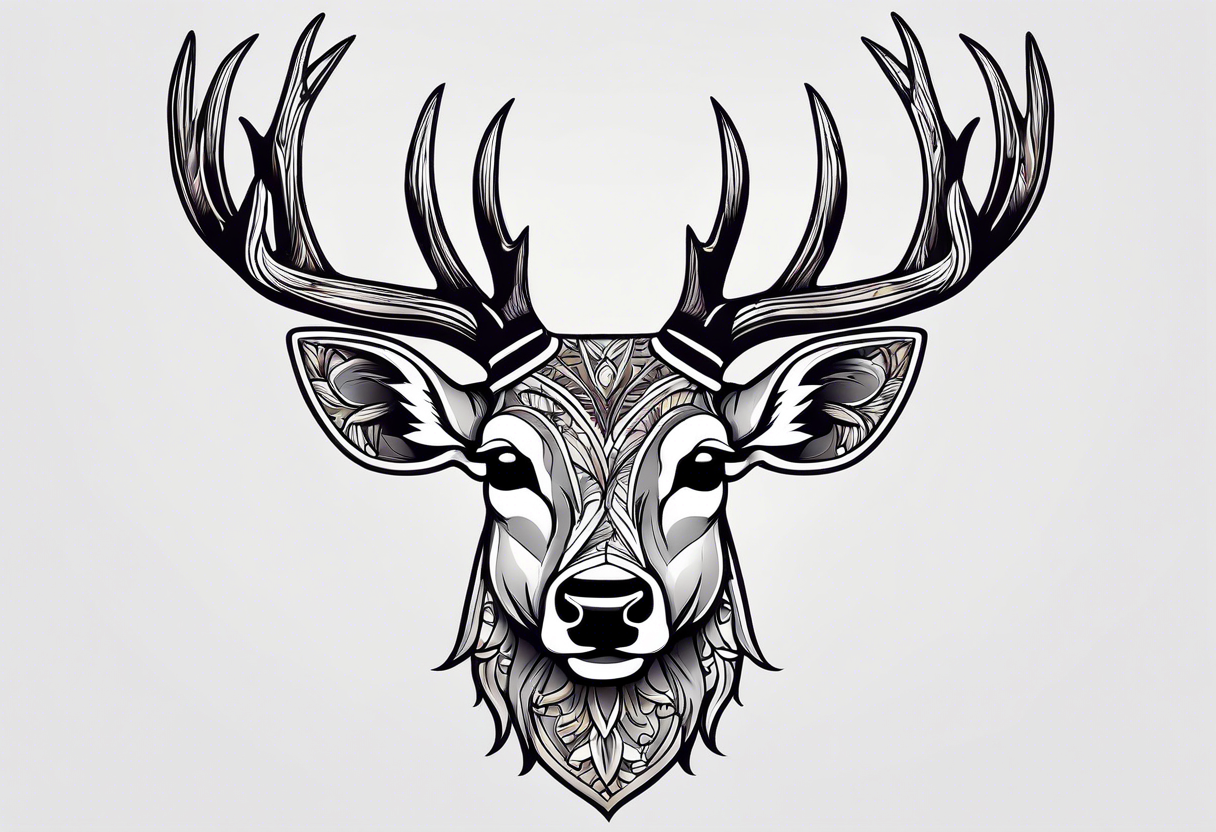 Mule deer tattoo idea