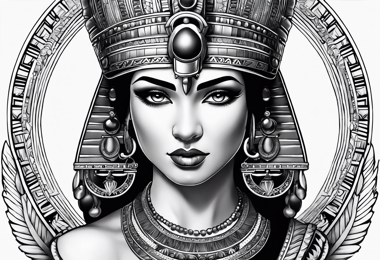 cleopatra tattoo idea