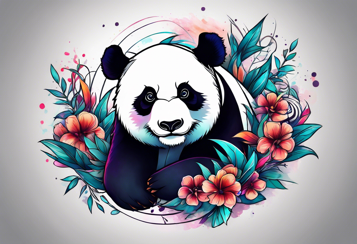 panda tattoo idea