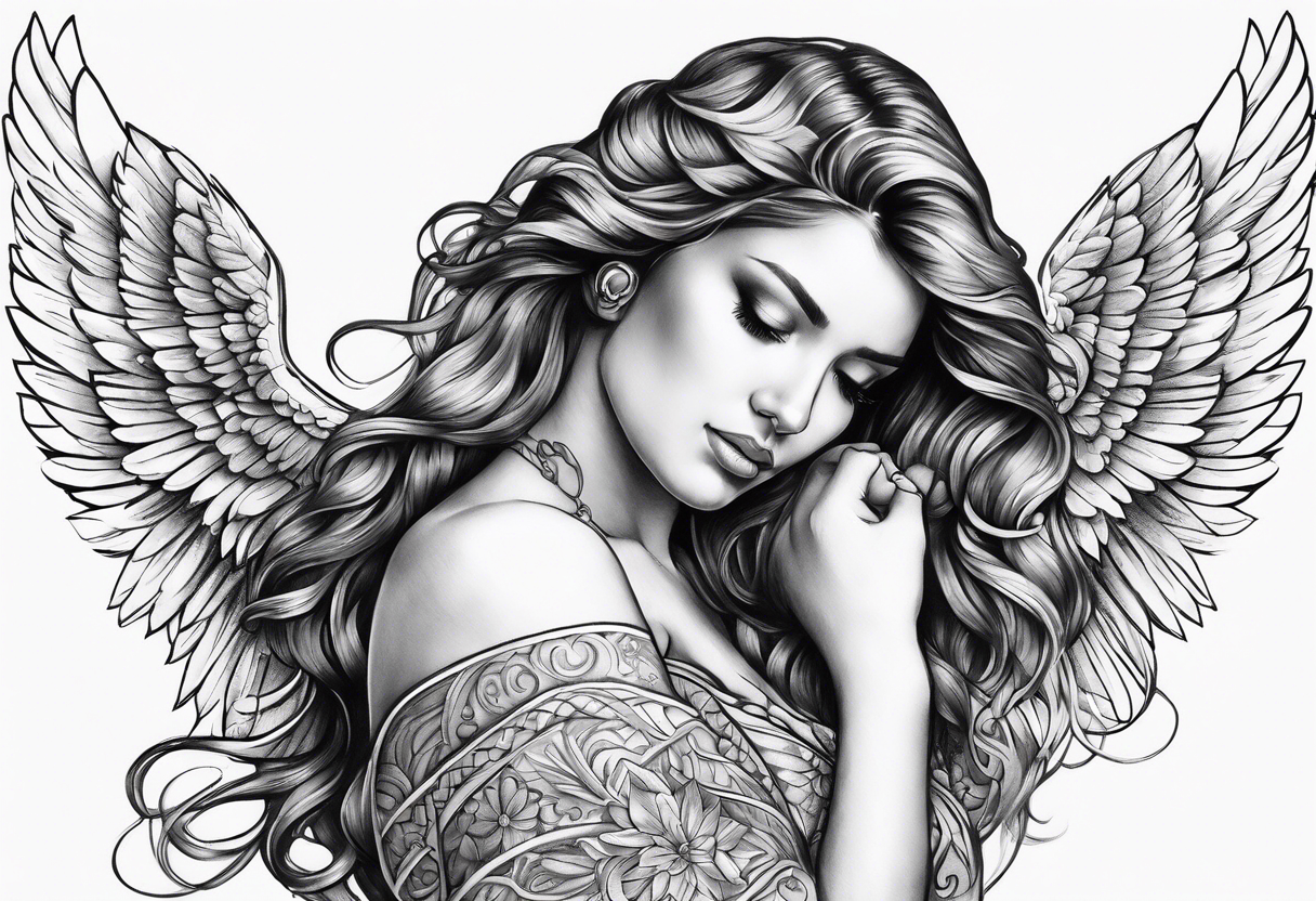 angel tattoo idea