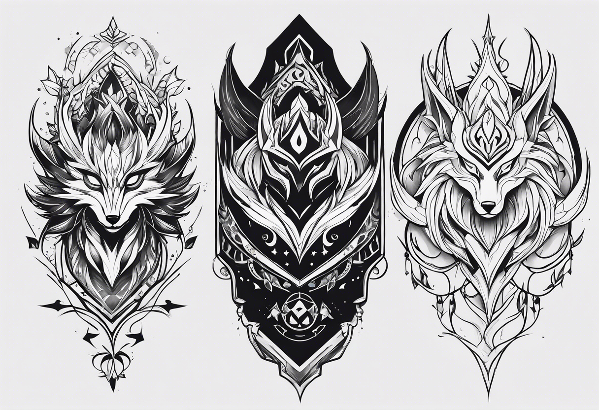 kindred league of legends tattoo idea