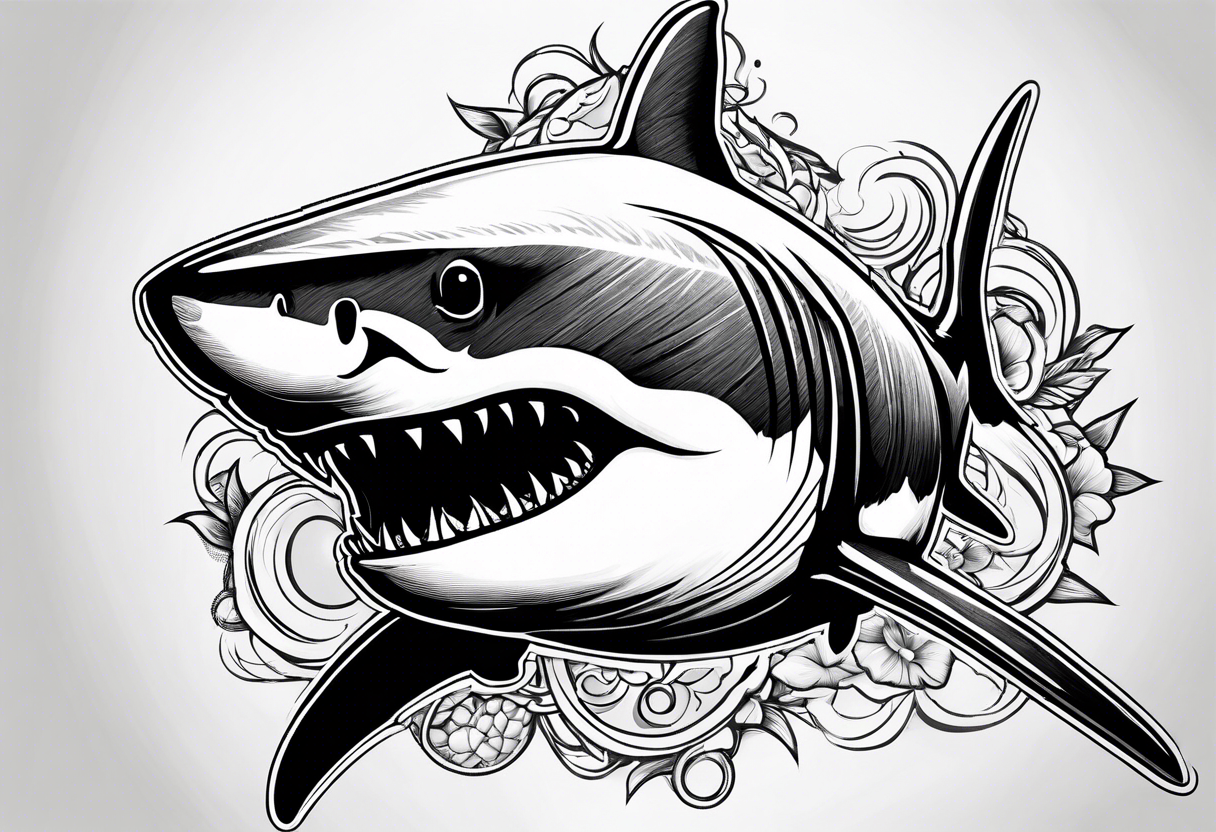 Shark Tattoo Free Vector and graphic 53073795.