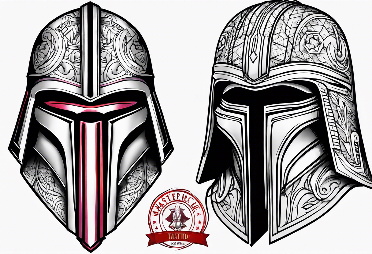 Darth Revan’s mask tattoo idea