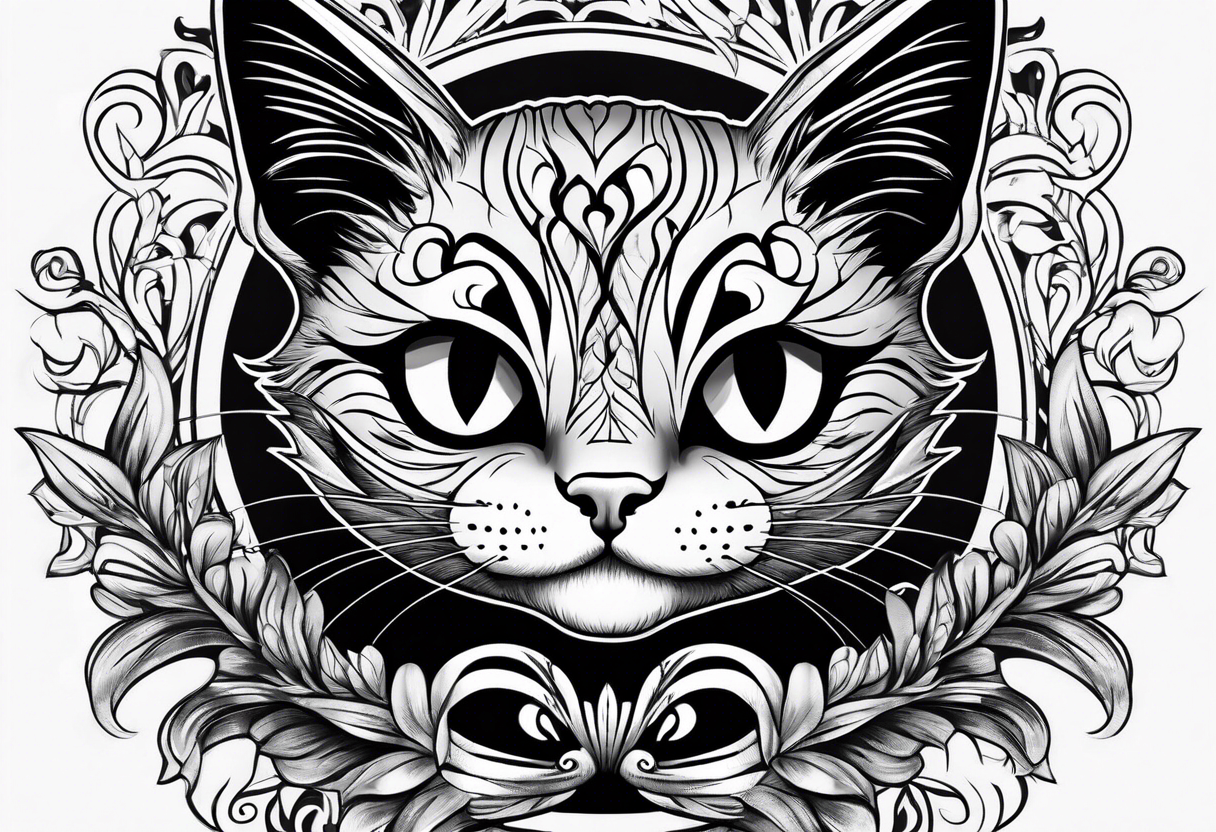 A symbol of grace and independence, the cat has been revered for centuries.  Here's small geometric cat tattoo design. . . . . . Tattoo ... | Instagram