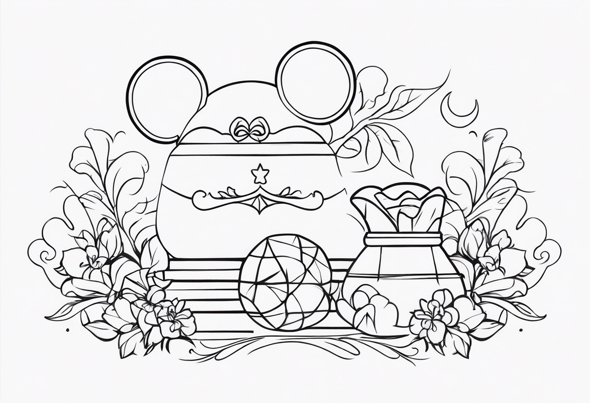 disney postavičky tattoo idea