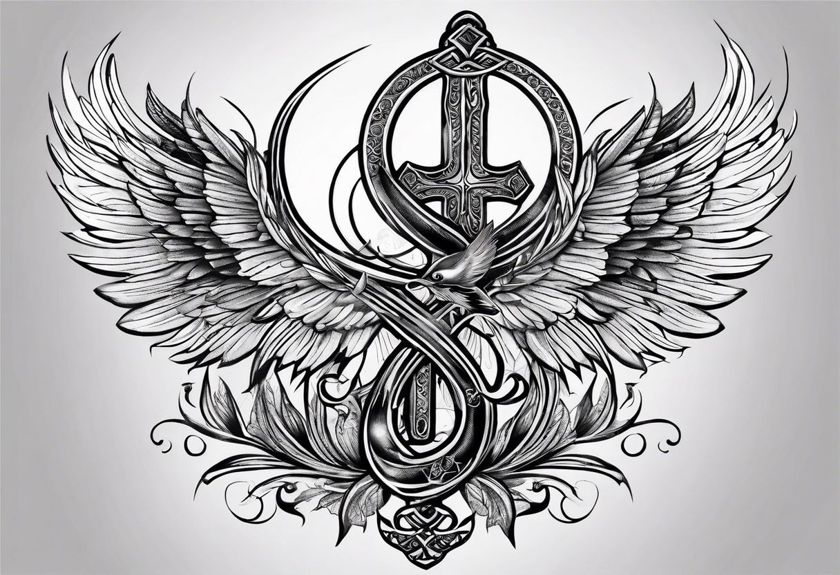 anbis holding ankh tattoo idea