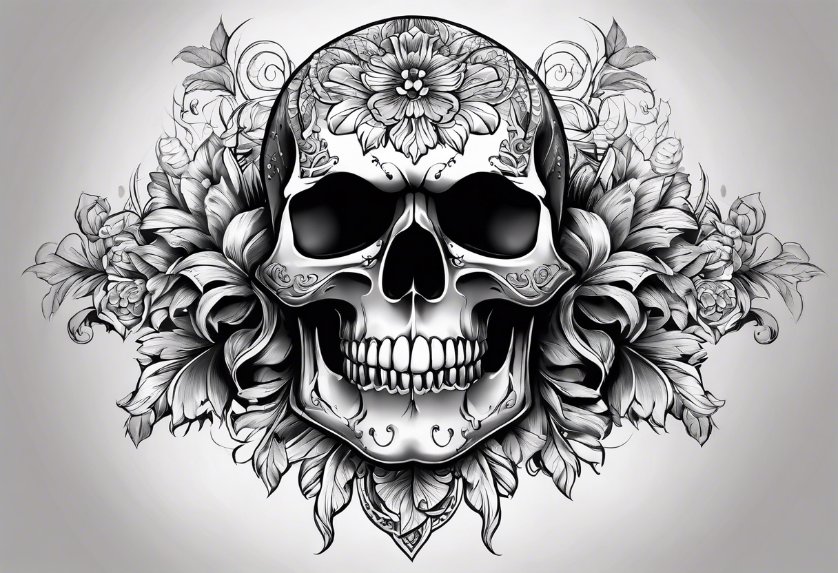 skull tattoo idea